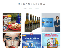 Tablet Screenshot of meganbarlow.com